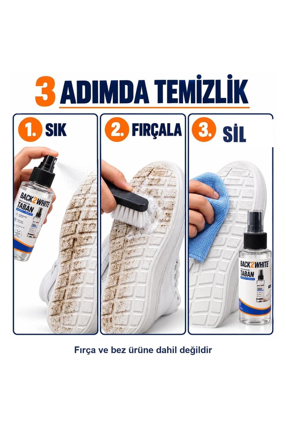 Back2White Spor Ayakkabı Taban Beyazlatıcı Sprey