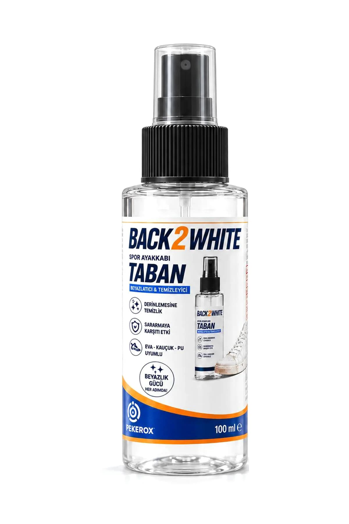 Back2White Spor Ayakkabı Taban Beyazlatıcı Sprey