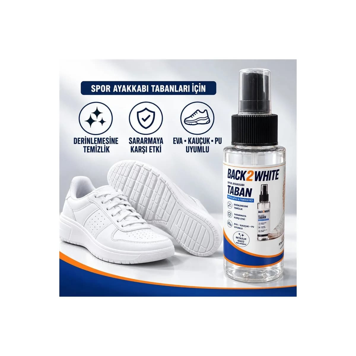 Back2White Spor Ayakkabı Taban Beyazlatıcı Sprey