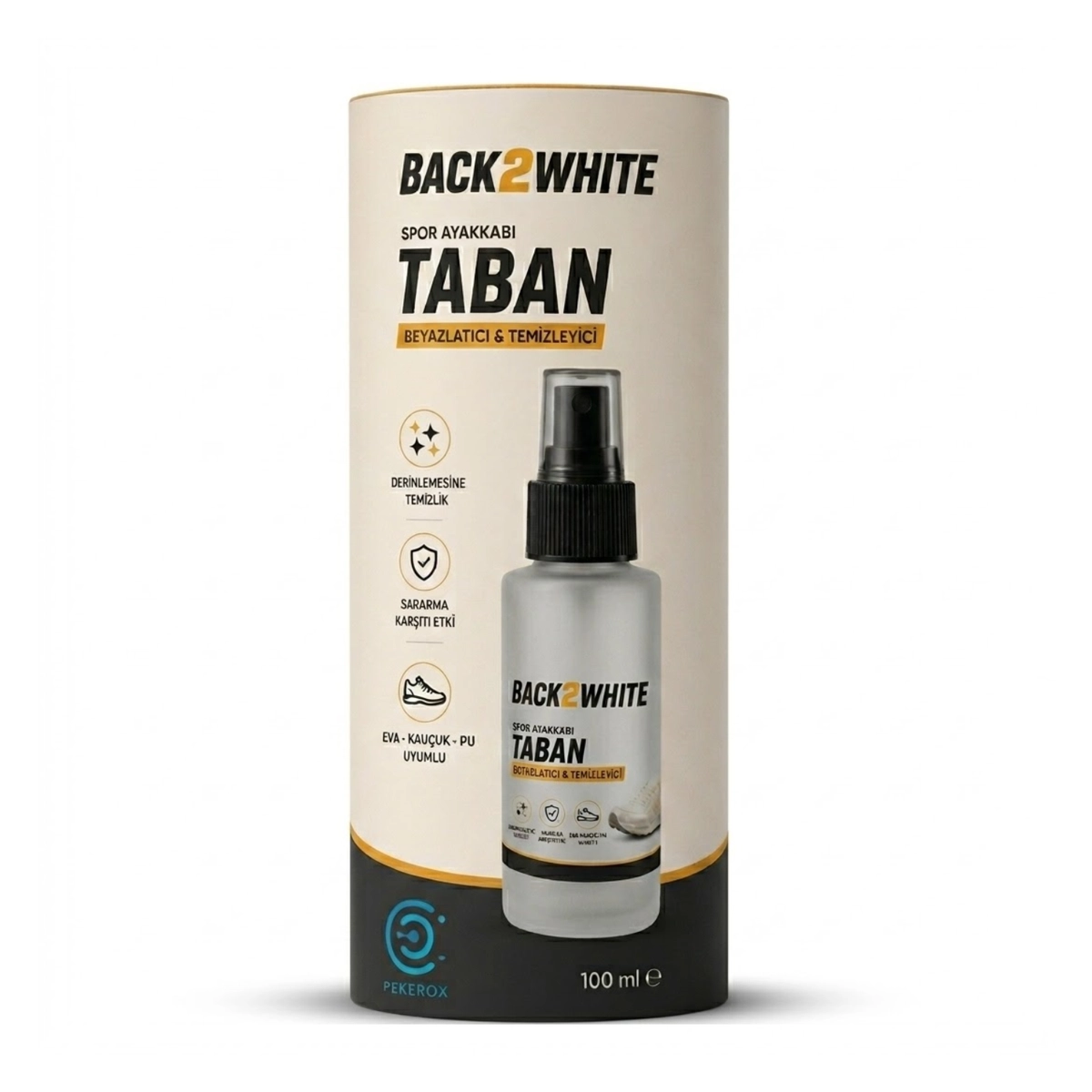Black 2 Whıte Spor Ayakkabı Taban beyazlatıcı temizleyici