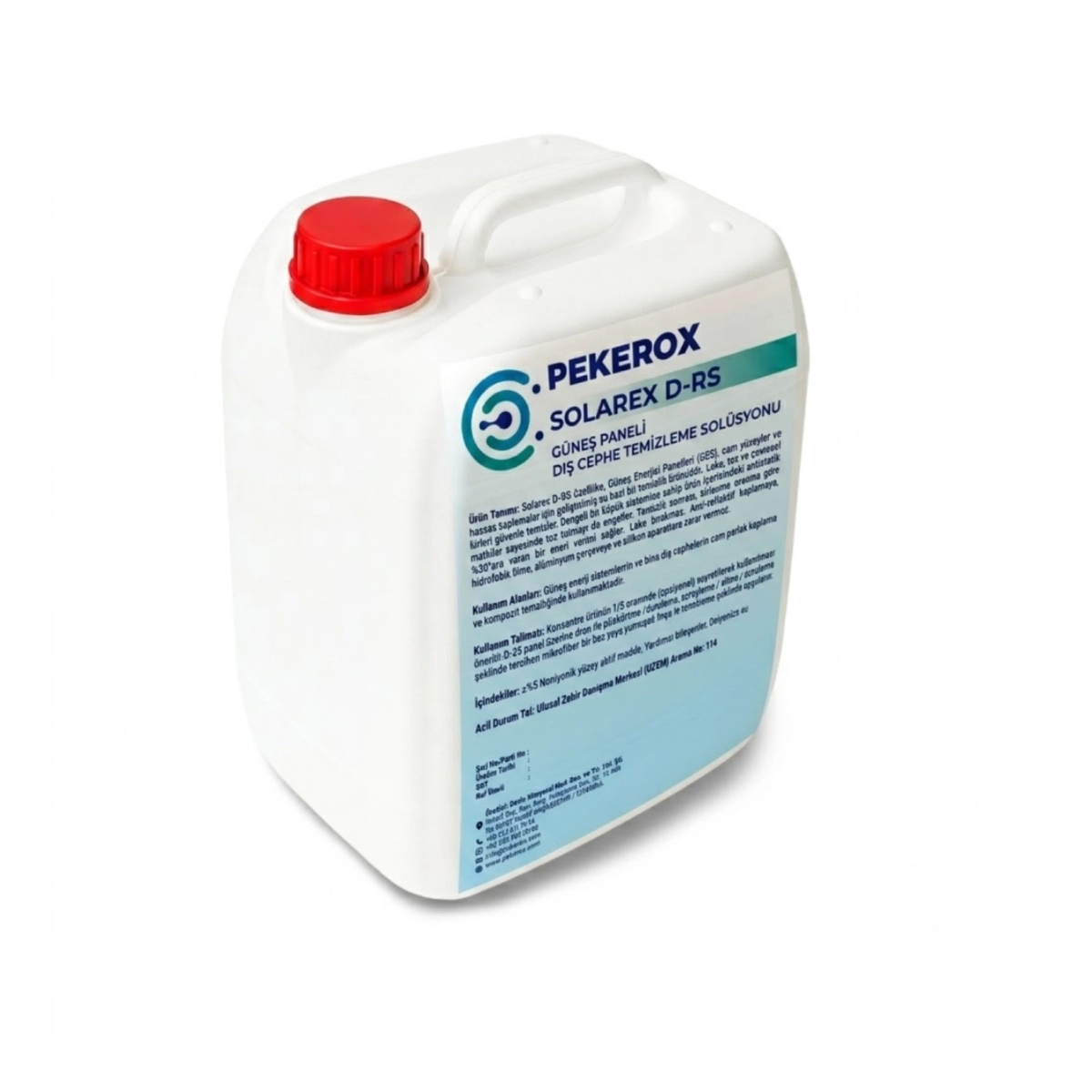SOLAREX D-RS GES PANELLERİ TEMİZLEME SOLUSYONU